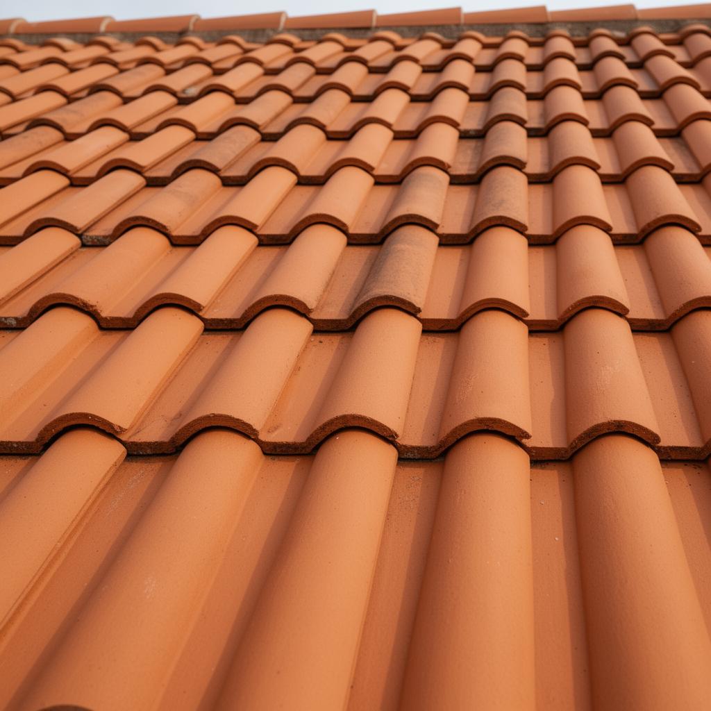 Tiled roof soft wash after