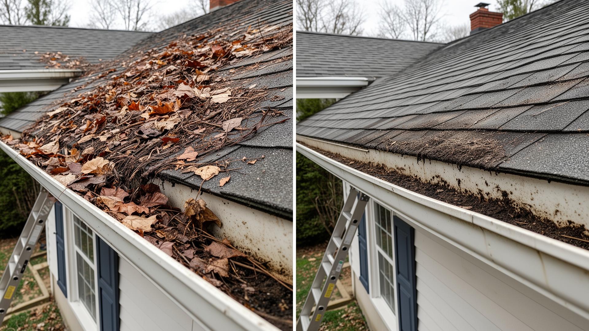 Autumn gutter clear — Doncaster